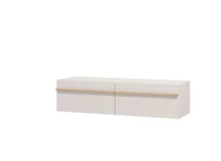 Home affaire Lowboard »Arles TV-Kommode, Breite 128 /154/192 cm, TV-Schrank,, Wandmontage« mit geschlossenen Fächern, in Kaschmir Farbe, mit Klappentüren