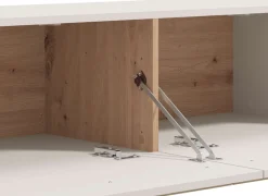 Home affaire Lowboard »Arles TV-Kommode, Breite 128 /154/192 cm, TV-Schrank,, Wandmontage« mit geschlossenen Fächern, in Kaschmir Farbe, mit Klappentüren