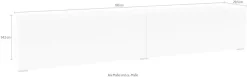 Home affaire Lowboard »Ava, Breite 180 cm, hängend und stehend montierbar« moderne grifflose TV-Kommode, TV-Schrank, TV-Board