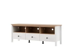 Home affaire Lowboard »BEDFORD, TV-Board, TV-Kommode, TV-Schrank, TV-Unterschrank, TV-Möbel« MDF-Profil 2D ummantelt, Hotstamping