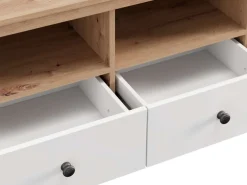 Home affaire Lowboard »BEDFORD, TV-Board, TV-Kommode, TV-Schrank, TV-Unterschrank, TV-Möbel« MDF-Profil 2D ummantelt, Hotstamping