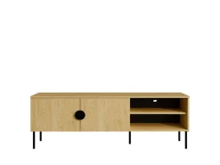 Home affaire Lowboard »BELLOT TV-Schrank mit 2 Türen, Maße B/T/H: 160/40/53,6 cm« 1 Stk. tlg. in baltischer Eichenfarbe, mit holzähnlicher Struktur