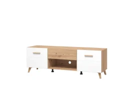 Home affaire Lowboard »Bretagna TV-Lowboard, TV-Schrank, TV-Ständer, Breite 150 cm« Kommode mit Schublade, Holzgriffen, TV-Möbel, in Artisan Eiche