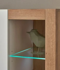 Home affaire Lowboard »Brixen, moderner TV-Schrank, Kommode in Eiche Evoke Dekor mit Weiß« Metallgriffe, ausreichend Stauraum, vielseitig einsetzbar