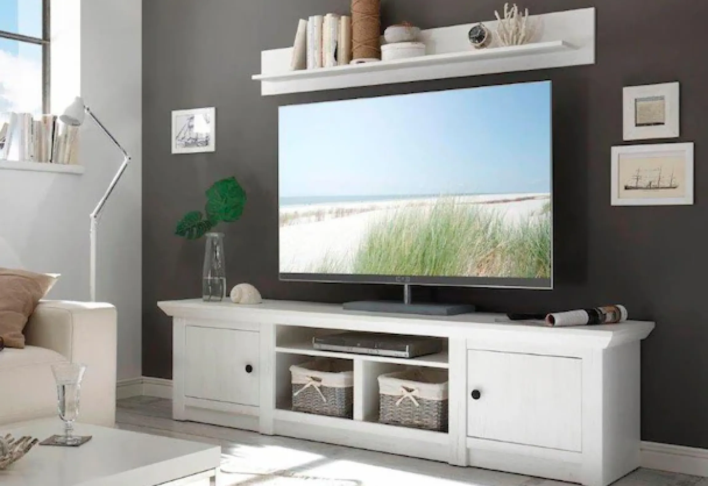 Home affaire Lowboard »California« Fernsehtisch Breite 194 cm