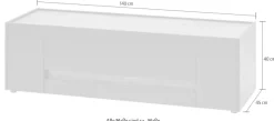 Home affaire Lowboard »City/Giron« Breite ca. 140 cm