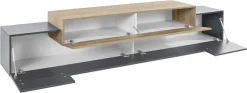 Home affaire Lowboard »Coro,Lowboard,TV-Kommode,TV-Möbel,TV-Bank« mit 3 Klappen, (B/T/H) 240x45x51,6 cm