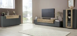 Home affaire Lowboard »Coro,Lowboard,TV-Kommode,TV-Möbel,TV-Bank« mit 3 Klappen, (B/T/H) 240x45x51,6 cm