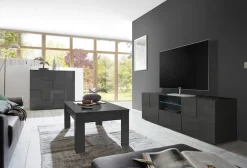 Home affaire Lowboard »Dama Breite 181 cm, TV-Board 2 Türen, 1 Schubkasten, TV-Schrank« Front in 3D-Optik, viel Stauraum, verschiedene Farben