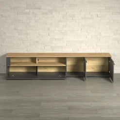 Home affaire Lowboard »Estepona TV-Kommode« 1 Stk. tlg. TV-Board, Breite 210 cm, Elegant und modern