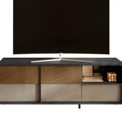 Home affaire Lowboard »Everest Breite 156 cm, TV-Board mit 2 Türen u. 1 Schubkasten« Fernsehtisch, TV-Schrank, Soft/Self Closing, Korpus 22 mm