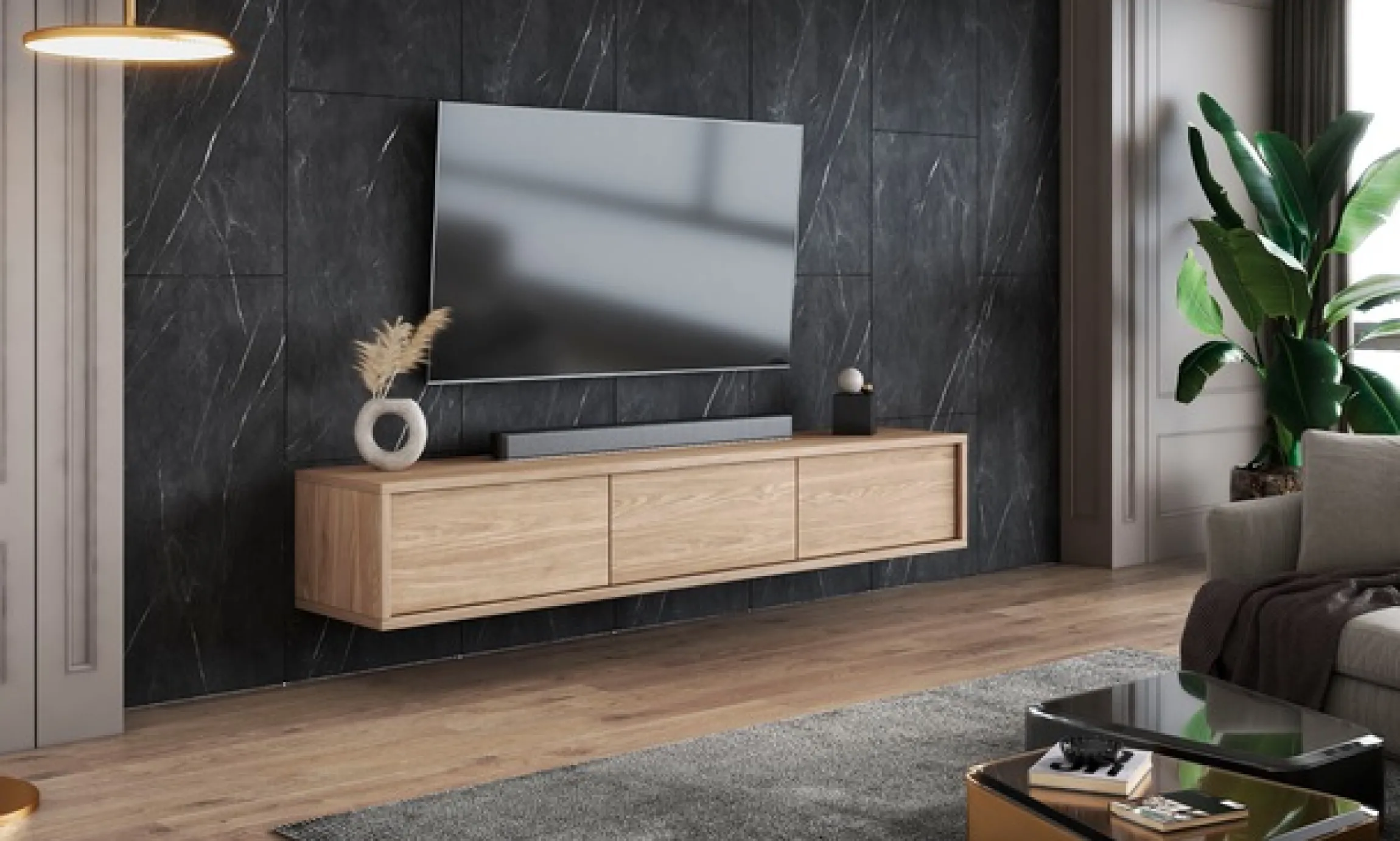Home affaire Lowboard »Frida« Hängend oder stehend montierbar