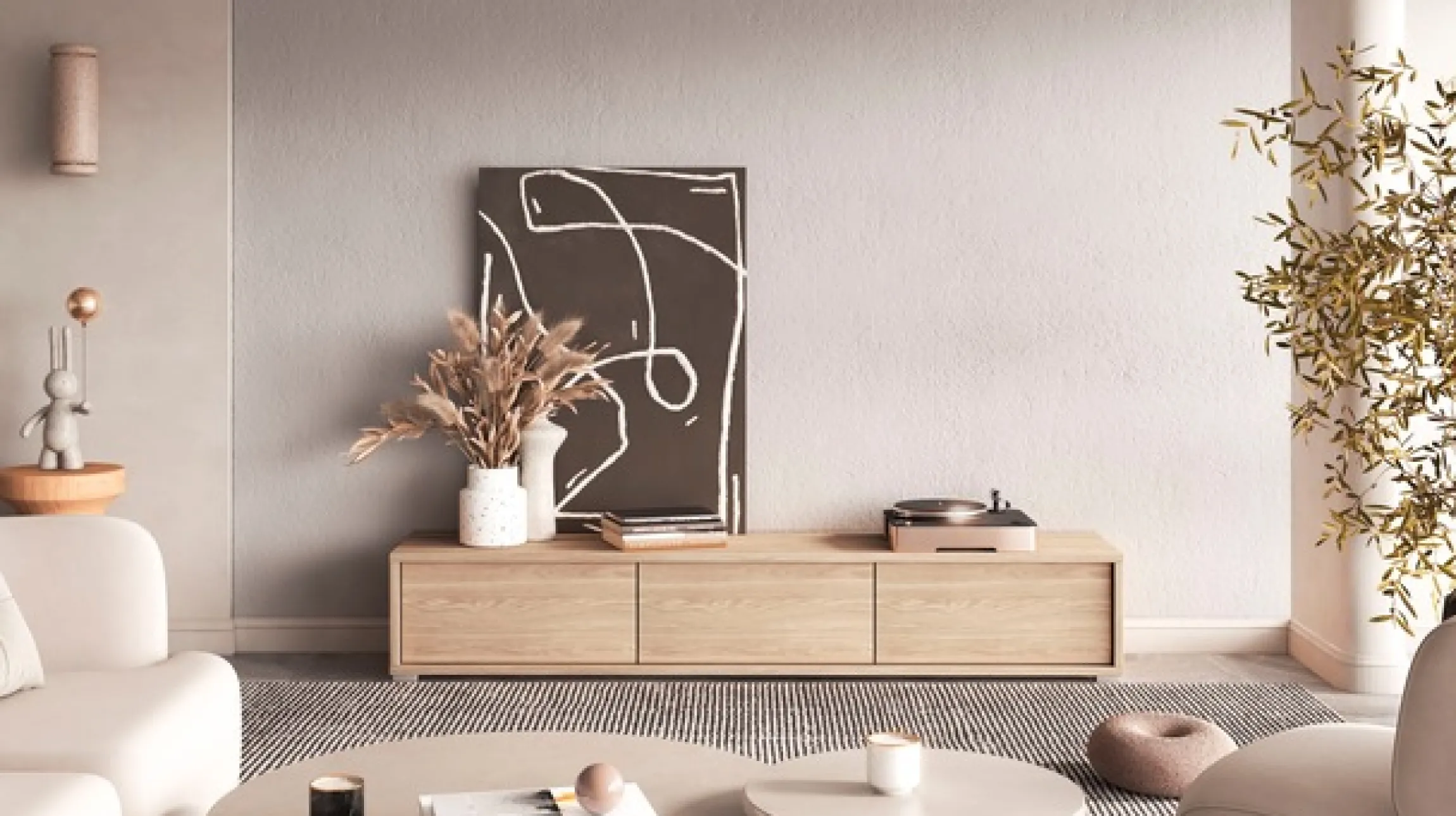 Home affaire Lowboard »Frida« Hängend oder stehend montierbar