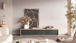 Home affaire Lowboard »Frida« Hängend oder stehend montierbar
