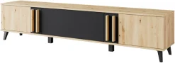 Home affaire Lowboard »Helsinki, TV-Kommode Breite 180cm« 1 Stk. tlg. modernes Design, 3 Klapptüren
