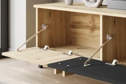 Home affaire Lowboard »Helsinki, TV-Kommode Breite 180cm« 1 Stk. tlg. modernes Design, 3 Klapptüren