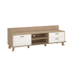 Home affaire Lowboard »Ikast TV-Möbel, Sideboard, TV-Unit, Fernsehschrank, TV-Element« TV-Kommode, 1 Tür, 2 Schubladen, Breite 182 cm, Höhe 61,6 cm