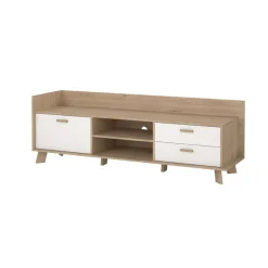 Home affaire Lowboard »Ikast TV-Möbel, Sideboard, TV-Unit, Fernsehschrank, TV-Element« TV-Kommode, 1 Tür, 2 Schubladen, Breite 182 cm, Höhe 61,6 cm