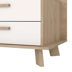 Home affaire Lowboard »Ikast TV-Möbel, Sideboard, TV-Unit, Fernsehschrank, TV-Element« TV-Kommode, 1 Tür, 2 Schubladen, Breite 182 cm, Höhe 61,6 cm