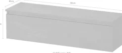 Home affaire Lowboard »Infinity Breite 138 cm, TV-Schrank mit 1 Schubkasten« (2 Innenfächer), TV-Board stehend, verschiedene Farben