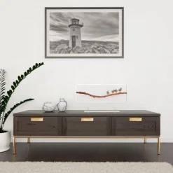 Home affaire Lowboard Kommode, Holzfurnier aus Walnussbaum, skandinavisches Design