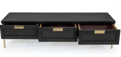 Home affaire Lowboard Kommode, Holzfurnier aus Walnussbaum, skandinavisches Design