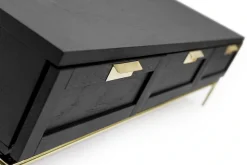 Home affaire Lowboard Kommode, Holzfurnier aus Walnussbaum, skandinavisches Design
