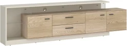 Home affaire Lowboard »LAGOON« modernses Lowboard, Breite ca.236,4, 2 Türen und 2 Schubkasten