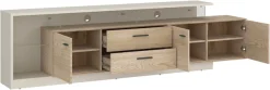 Home affaire Lowboard »LAGOON« modernses Lowboard, Breite ca.236,4, 2 Türen und 2 Schubkasten