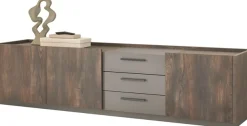 Home affaire Lowboard »LARGO« mit Soft-Close-Funktion, Breite ca. 200 cm