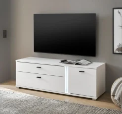 Home affaire Lowboard »LONG ISLAND« 1 Stk. tlg. in moderner Trendfarbe,inklusive senkrechter Beleuchtung,Breite 150 cm