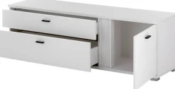 Home affaire Lowboard »LONG ISLAND« 1 Stk. tlg. in moderner Trendfarbe,inklusive senkrechter Beleuchtung,Breite 150 cm