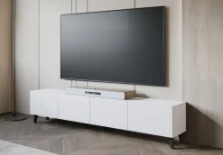 Home affaire Lowboard »LOWBOARD PHUKET II,TV-Kommode Breite 190cm« 1 Stk. tlg. Modernes, griffloses Design mit 4 Klappen in eleganten, matten Farben