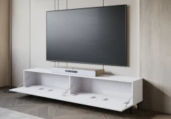 Home affaire Lowboard »LOWBOARD PHUKET II,TV-Kommode Breite 190cm« 1 Stk. tlg. Modernes, griffloses Design mit 4 Klappen in eleganten, matten Farben