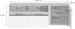 Home affaire Lowboard »Morongo« Breite ca. 149 cm