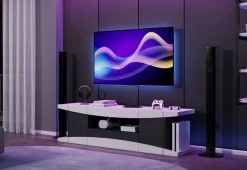 Home affaire Lowboard »NextLevel speziell geeignet für Spielekonsolen« Gaming-Lowboard wahlweise mit Beleuchtung - (B/T/H) 180/42/52 cm
