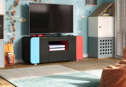 Home affaire Lowboard »NextLevel speziell geeignet für Spielekonsolen« Gaming-Lowboard wahlweise mit Beleuchtung - (B/T/H) 115/42/49 cm