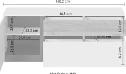 Home affaire Lowboard »Novena« Breite 160 cm