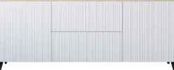 Home affaire Lowboard »Phuket, Front MDF« 2 Schubladen, 4 Türen, 6 geschlossenen Fächern, Breite 180cm