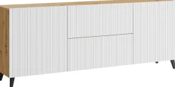 Home affaire Lowboard »Phuket, Front MDF« 2 Schubladen, 4 Türen, 6 geschlossenen Fächern, Breite 180cm