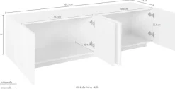 Home affaire Lowboard »PING« Breite 162,4 cm