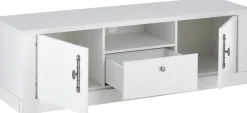 Home affaire Lowboard »RAVENNA« im romantischen Landhausstil, Griffe aus Metall, Breite 155 cm