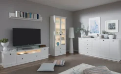 Home affaire Lowboard »Örebro« Kommode, zeitloser Landhausstil, Beleuchtung optional