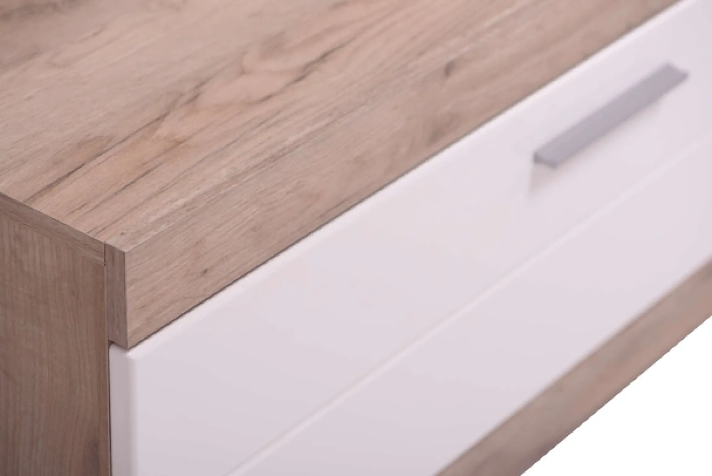 Home affaire Lowboard »Remo TV-Kommode, Breite 160 cm, Höhe 45 cm, offenes Fach mit Glasboden« Wahlweise mit oder ohne LED-Beleuchtung, 1 Klappe, 1 offenes Fach