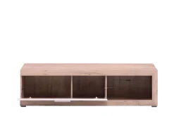 Home affaire Lowboard »Remo TV-Kommode, Breite 160 cm, Höhe 45 cm, offenes Fach mit Glasboden« Wahlweise mit oder ohne LED-Beleuchtung, 1 Klappe, 1 offenes Fach