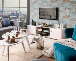Home affaire Lowboard »Rex TV-Kommode TV-Lowboard« Hochglanzfront, Breite 170 cm, mit und ohne LED-Beleuchtung