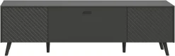 Home affaire Lowboard »RHOMBUS,hochwertige MDF-Front mit Karo-Optik« 1 Stk. tlg. TV-Unterschrank, Lowboard, TV-Schrank, Wohnzimmer