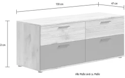 Home affaire Lowboard »Riga« Breote 130 cm