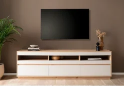 Home affaire Lowboard »Sonora, moderner TV-Unterschrank, Kommode in Eiche Artisan, TV-Schrank« filigrane Rahmenoptik, ausreichend Stauraum, vielseitig einsetzbar