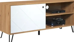 Home affaire Lowboard »Tarragona TV-Kommode« TV-Unterteil mit 1 Tür & 2 Fächern - (B/T/H) 123/40/56 cm